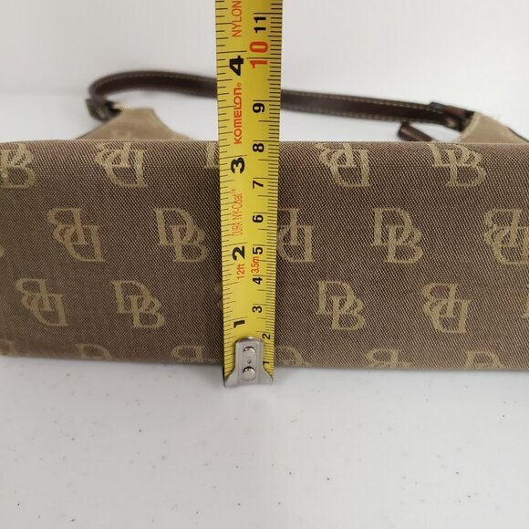 Dooney & Bourke Y2K Old Money Preppy Mini Shoulder Bag Baguette Monogram Logo - Picture 9 of 14
